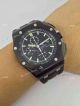 Audemars Piguet 3126 Black The carbon fiber Luminous Point Black Rubber Watch Bracelet (8)_th.jpg